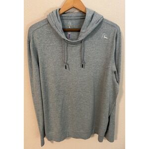 Rhoback Hesi Performance Golf Hoodie Pullover Blue Heather Men's Large - Flaw